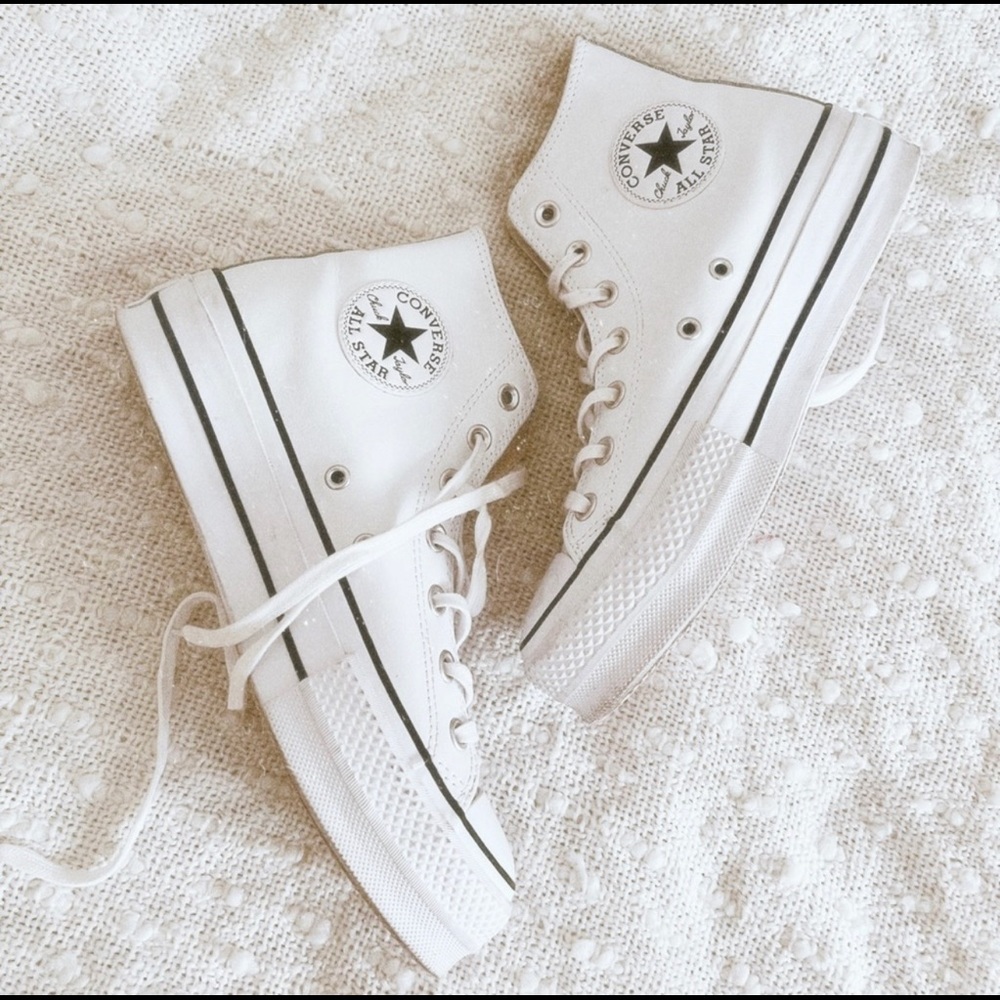 Platform Converse Worn One Time